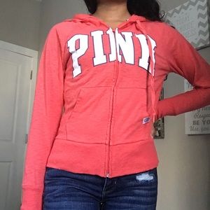 PINK Zip Up Hoodie